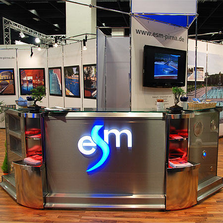 Counter for booth